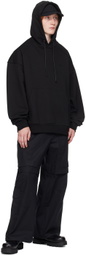 Juun.J Black Zip Vent Cargo Pants