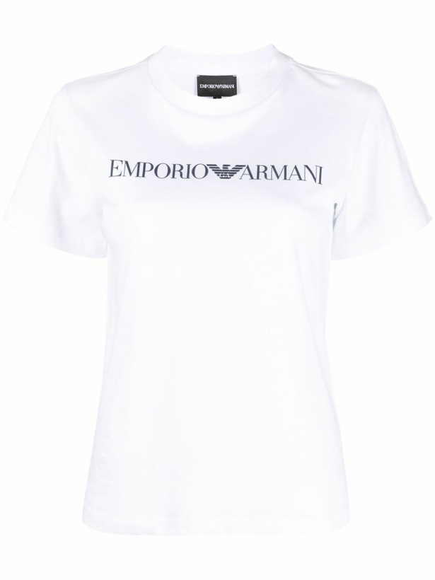 Photo: EMPORIO ARMANI - Logo Cotton T-shirt