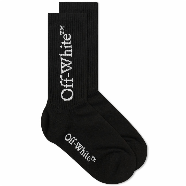 Photo: Off-White Women's Mid Bookish Calf Socks in Black