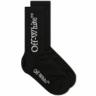 Off-White Women's Mid Bookish Calf Socks in Black