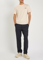Moncler Logo Stretch-cotton T-shirt Natural