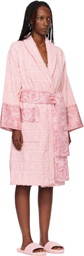 Versace Pink 'I Heart Baroque' Bathrobe