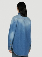 Burberry - TB Monogram Denim Shirt in Blue