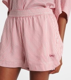 Stella McCartney Striped silk shorts