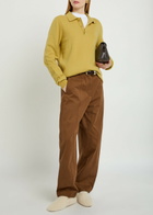 Extreme Cashmere N°223 Be For Cashmere-blend Polo Jumper - Yellow - One Size