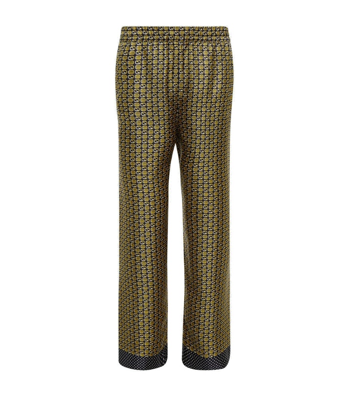 Photo: Gucci - GG printed silk pants