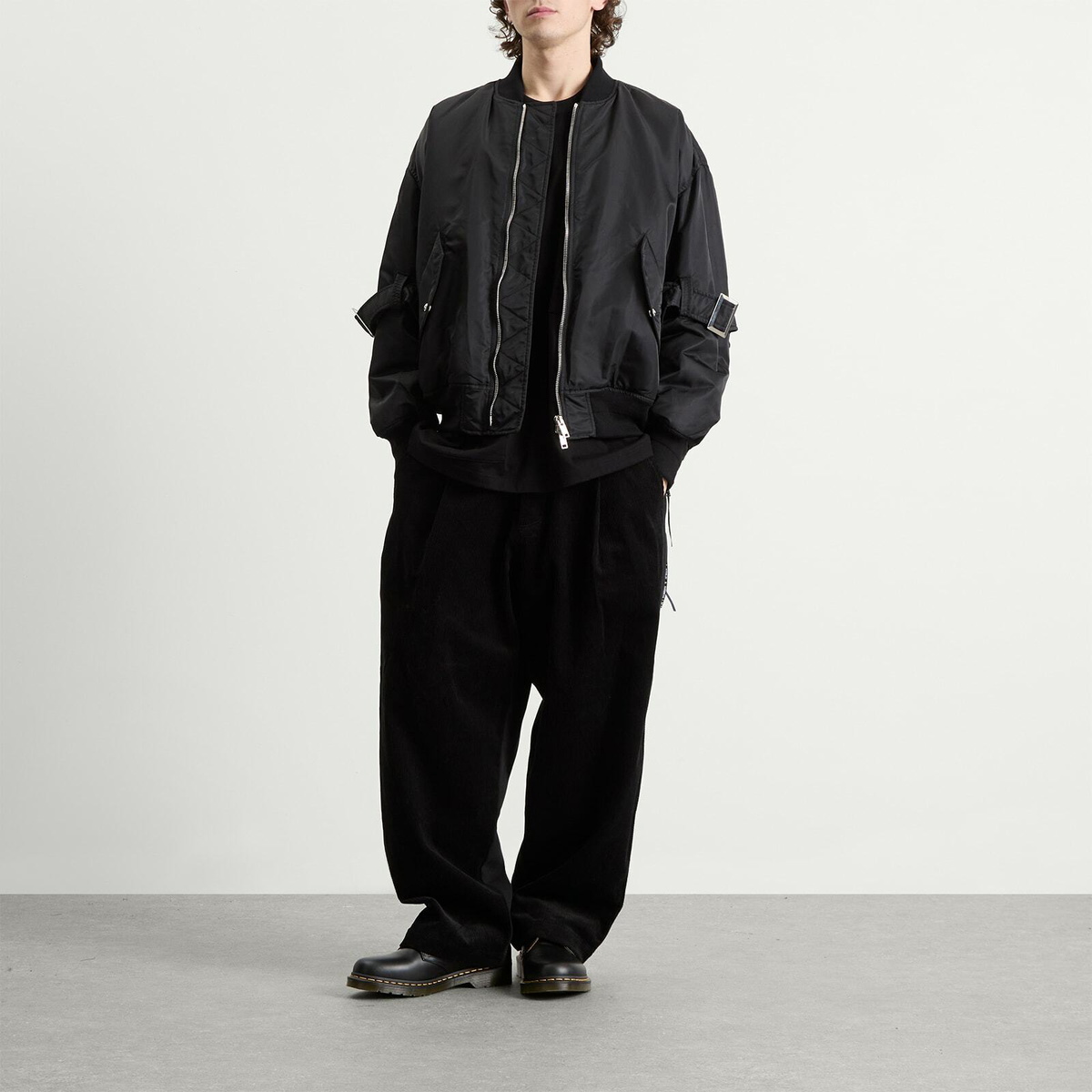 MASTERMIND WORLD Men's Bontage Ma-1 in Black