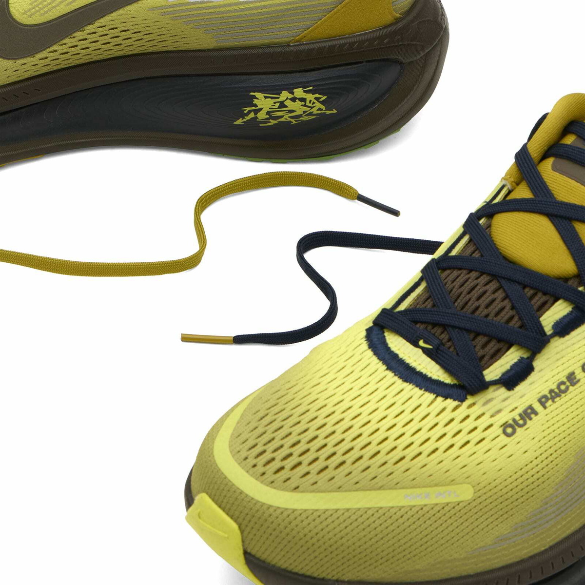 Nike Running Men's Nike Vomero 18 SE Sneaker in Sonic Yellow/Dark Hazel/Peat Moss