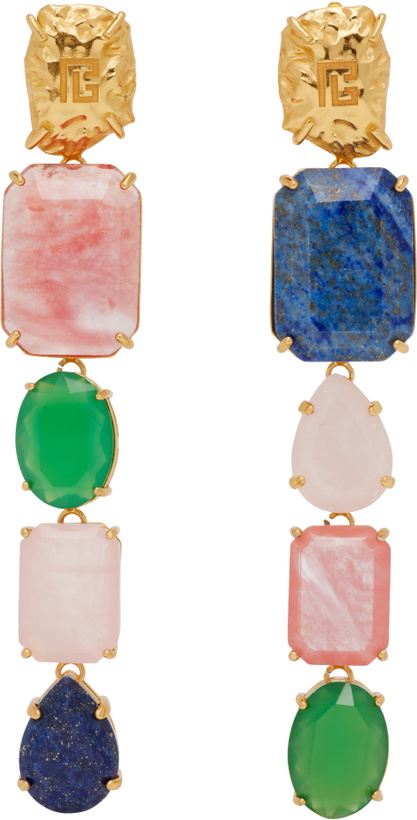 Photo: BALMAIN Stones Earrings