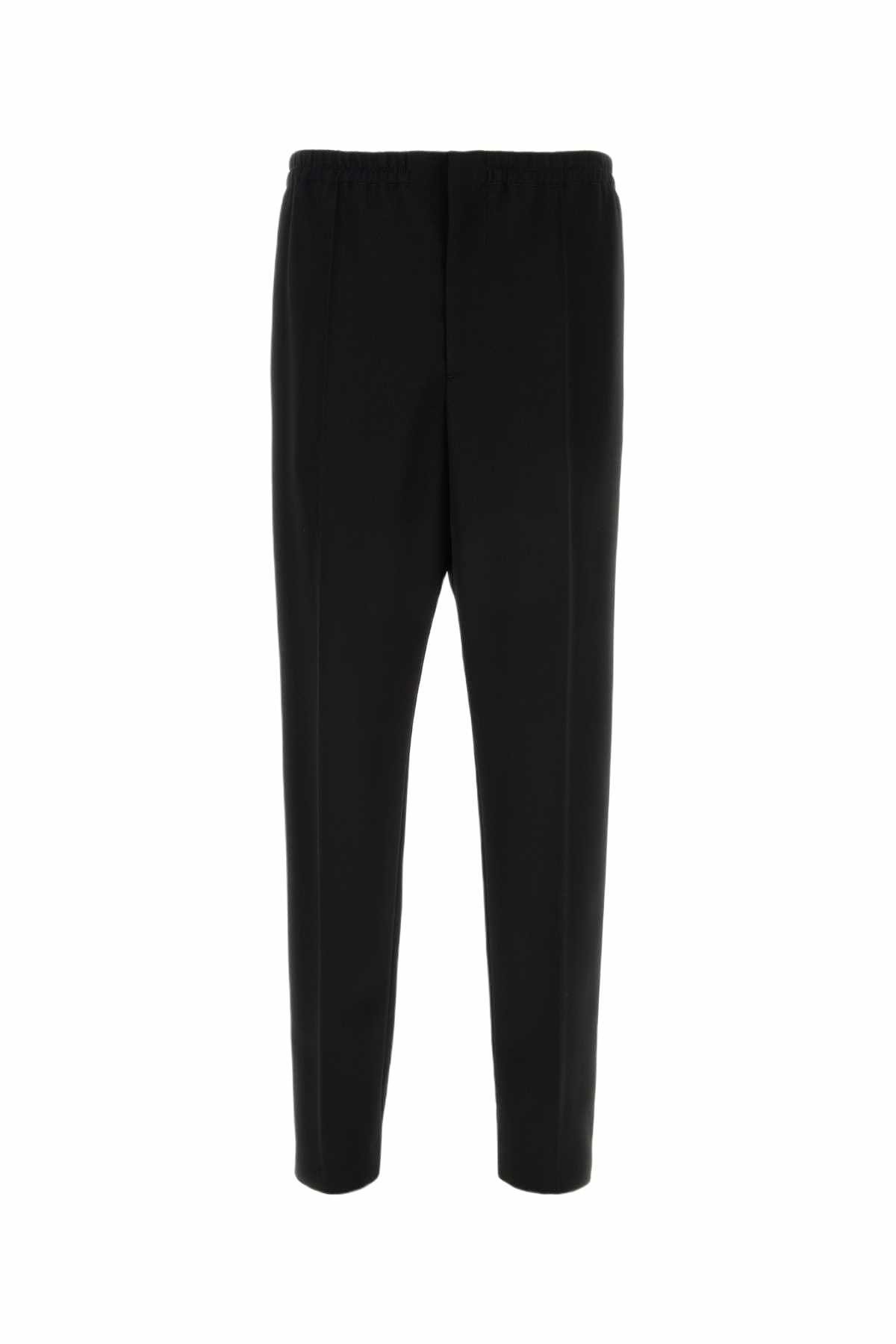 Bottega Veneta Black Strap Trousers Bottega Veneta