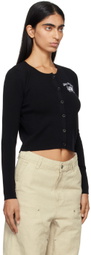 Sky High Farm Workwear Black Cropped Cardigan