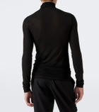 Saint Laurent Jersey turtleneck top