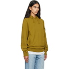Stone Island Khaki 6100048 Brushed Organic Cotton Fleece Hoodie