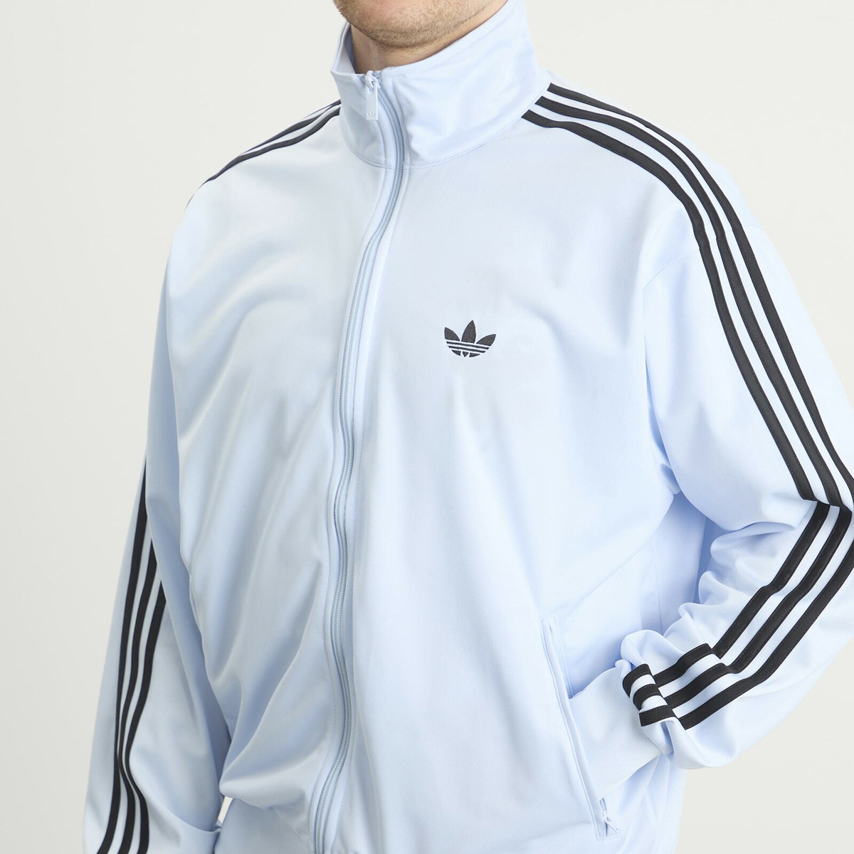 Adidas Men's Firebird Tracktop in Crystal Sky