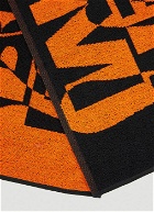 Boiler Room x P.A.M. - Logo Jacquard Towel in Black