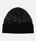 Gucci GG crystal-embellished wool beanie