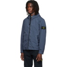 Stone Island Blue 4100001 Crinkle Reps NY Jacket