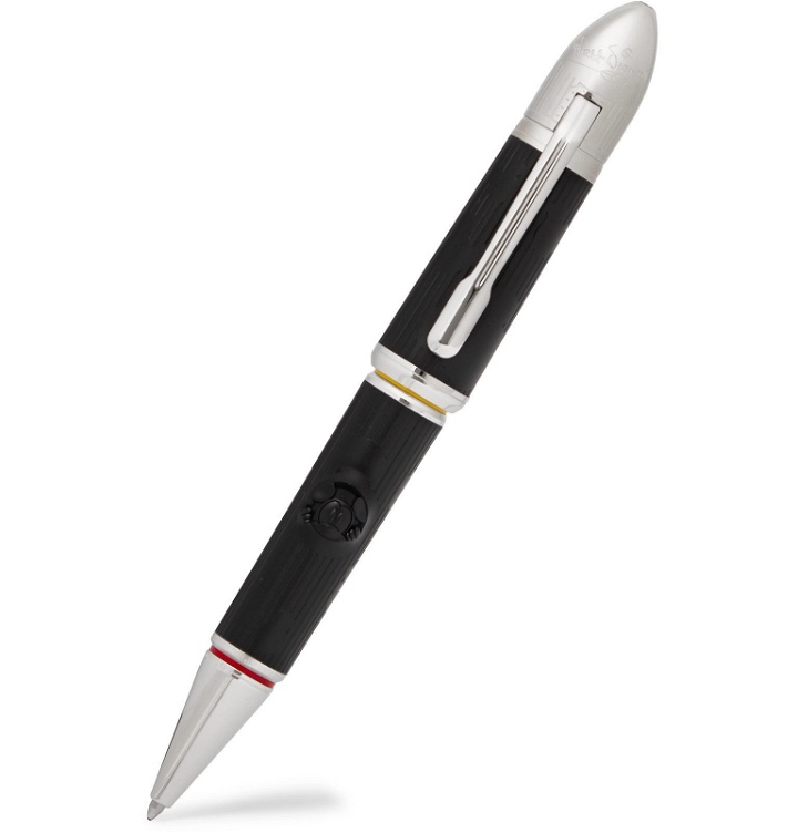 Photo: Montblanc - Walt Disney Great Characters Resin and Platinum-Plated Ballpoint Pen - Black