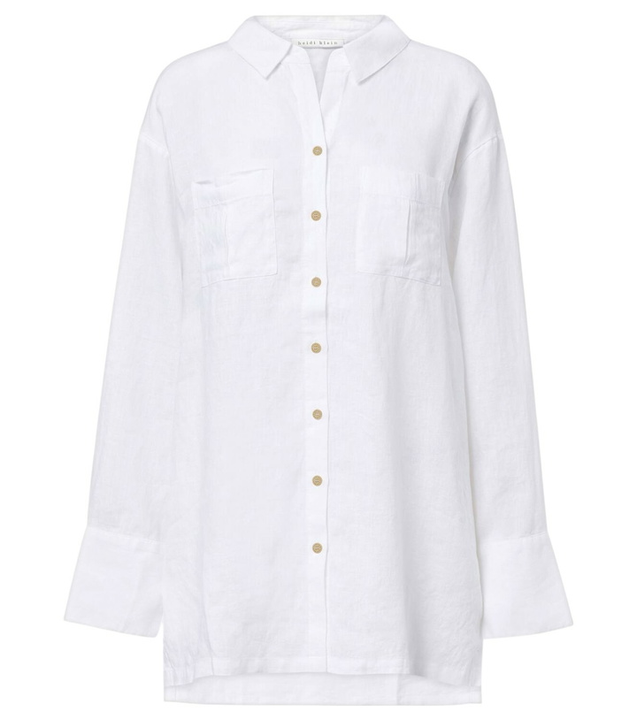 Photo: Heidi Klein White Bay linen shirt