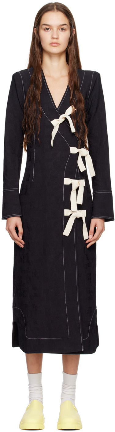 long sleeve black long dress Queendancer Women Formal with Lace Sheath Off the A Line V Neck L597 Size:M-L