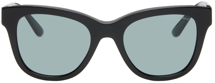 Photo: Giorgio Armani Black Square Sunglasses