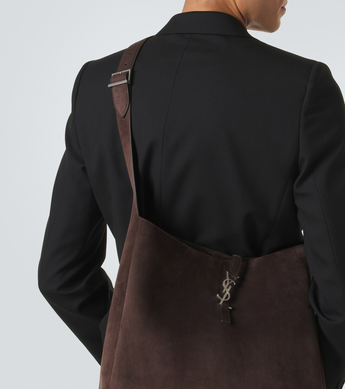 Saint Laurent Le 5 à 7 Maxi suede shoulder bag