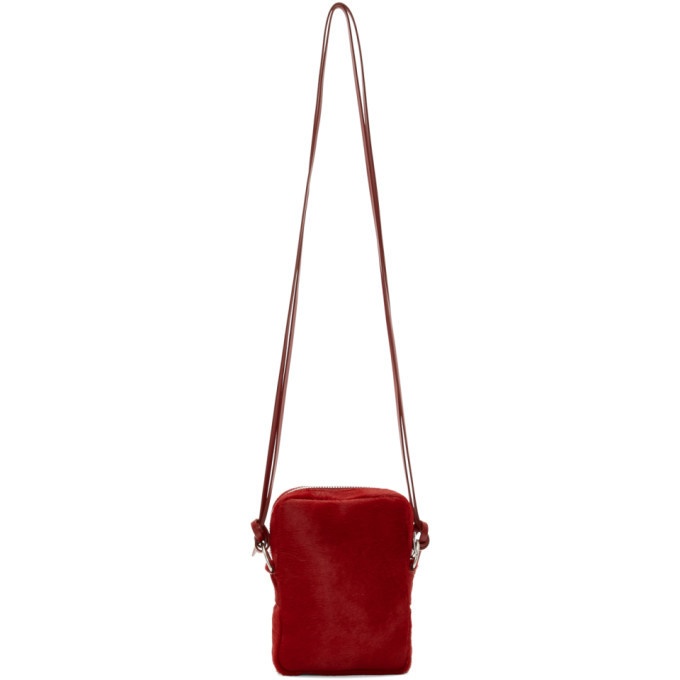 Photo: Our Legacy Red Mini Pony Hair Delay Bag