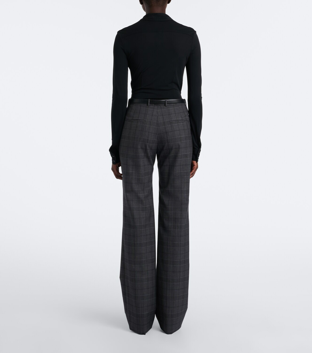 Gucci Checked wool straight pants