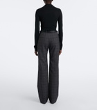 Gucci Checked wool straight pants