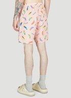 Human Made Feather Print Shorts