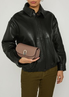 Savette Tondo Leather Shoulder bag - Taupe - One Size