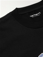 Carhartt WIP - KoganKult Crystal Printed Organic Cotton-Jersey T-Shirt - Black