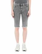 Represent Denim Riding Skirt Womens Denim shorts in Grey