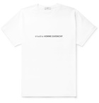 Givenchy - Logo-Print Cotton-Jersey T-Shirt - White