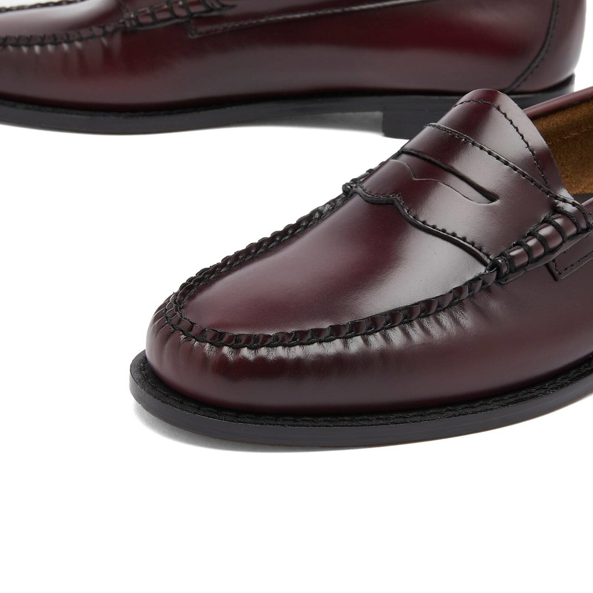 Bass Weejuns Women's Penny Loafer in Wine Leather