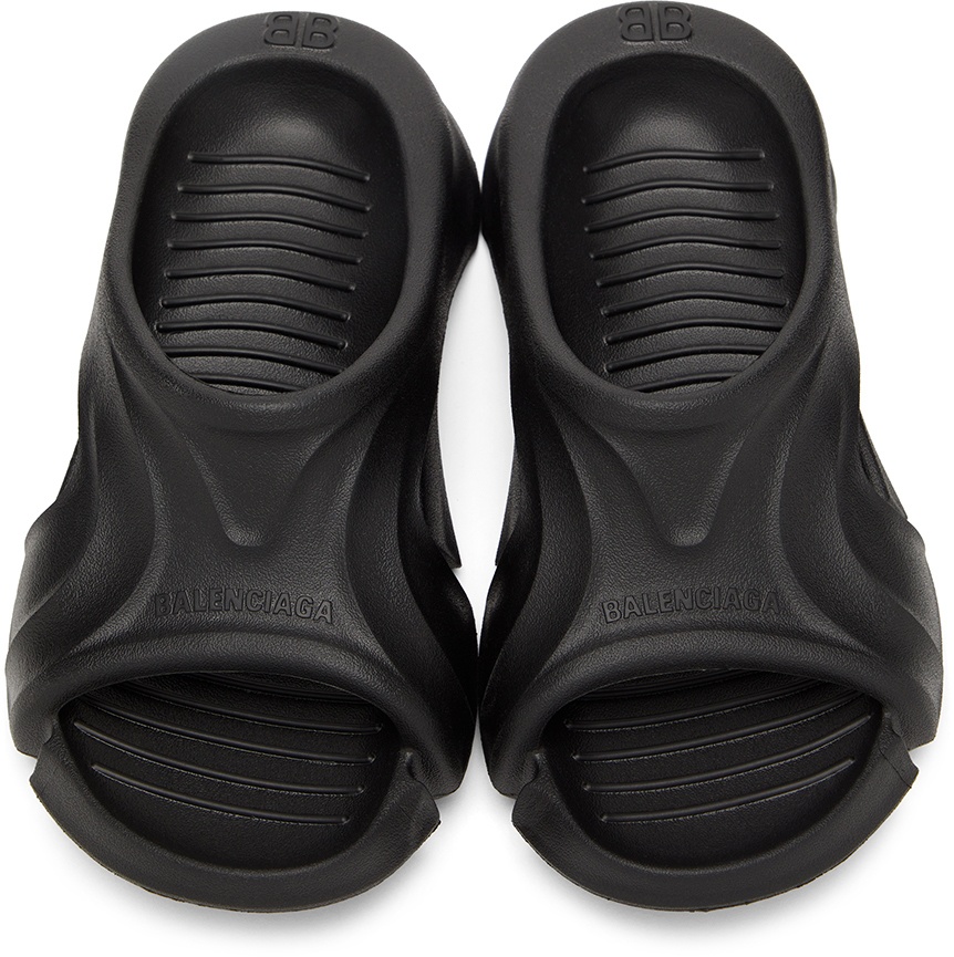 Balenciaga Black Mold Slide Sandals Balenciaga