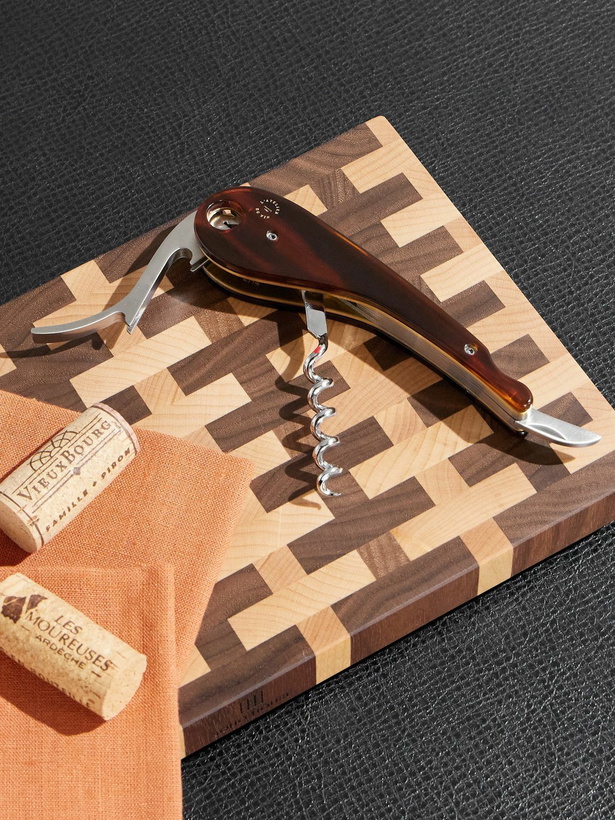 Photo: L'Atelier Du Vin - Soft Machine Nomad Dandy Tortoiseshell Acetate and Brass Corkscrew