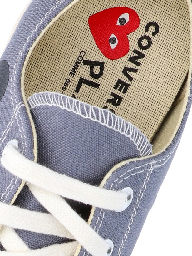 Photo: Comme des Garçons Play Low Top chuck Taylor Sneakers