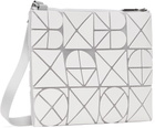 BAO BAO ISSEY MIYAKE White Font Crossbody Bag