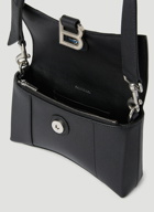 Balenciaga - Hourglass Crossbody Bag in Black