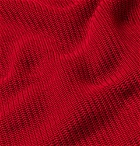 A.P.C. - Slim-Fit Knitted Sweater - Red