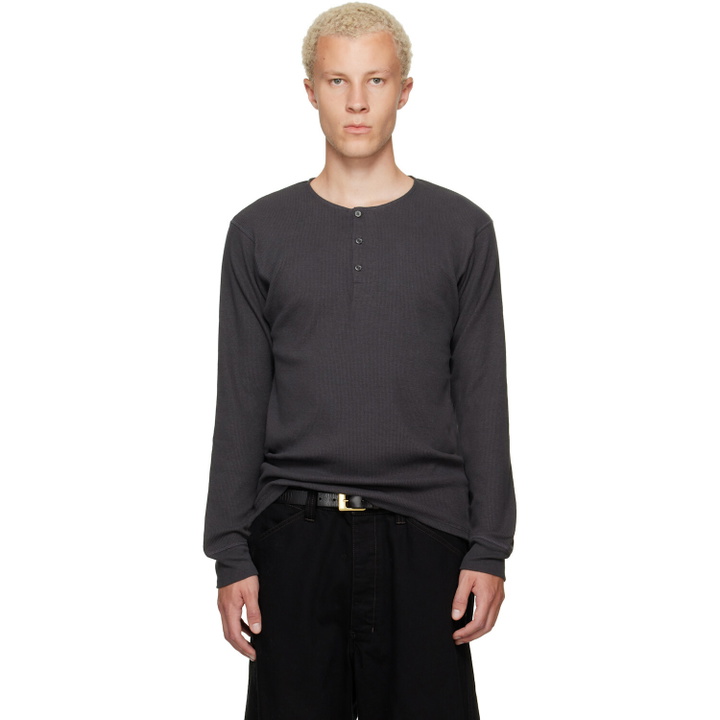 Photo: LEMAIRE Gray Long Sleeve Henley