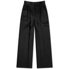 Max Mara Women's Zinnia Scuba Wide Leg Trousers in Black