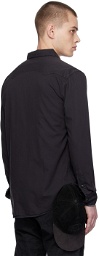 RRL Black Garment-Dyed Shirt
