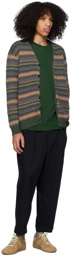 BEAMS PLUS Green Crewneck Sweatshirt