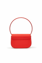 Diesel 1DR-Iconic shoulder bag in matte leather - Shoulder Bags Womens in Red