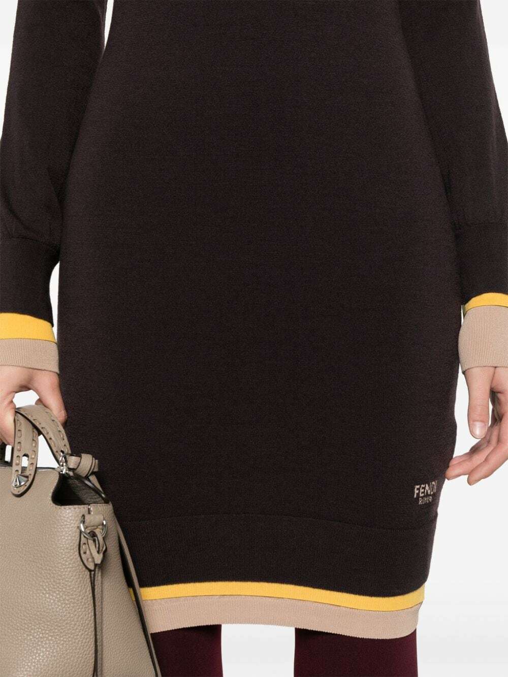 FENDI - Wool Knitted Dress Fendi