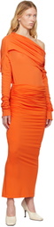Entire Studios Orange Surge Maxi Skirt
