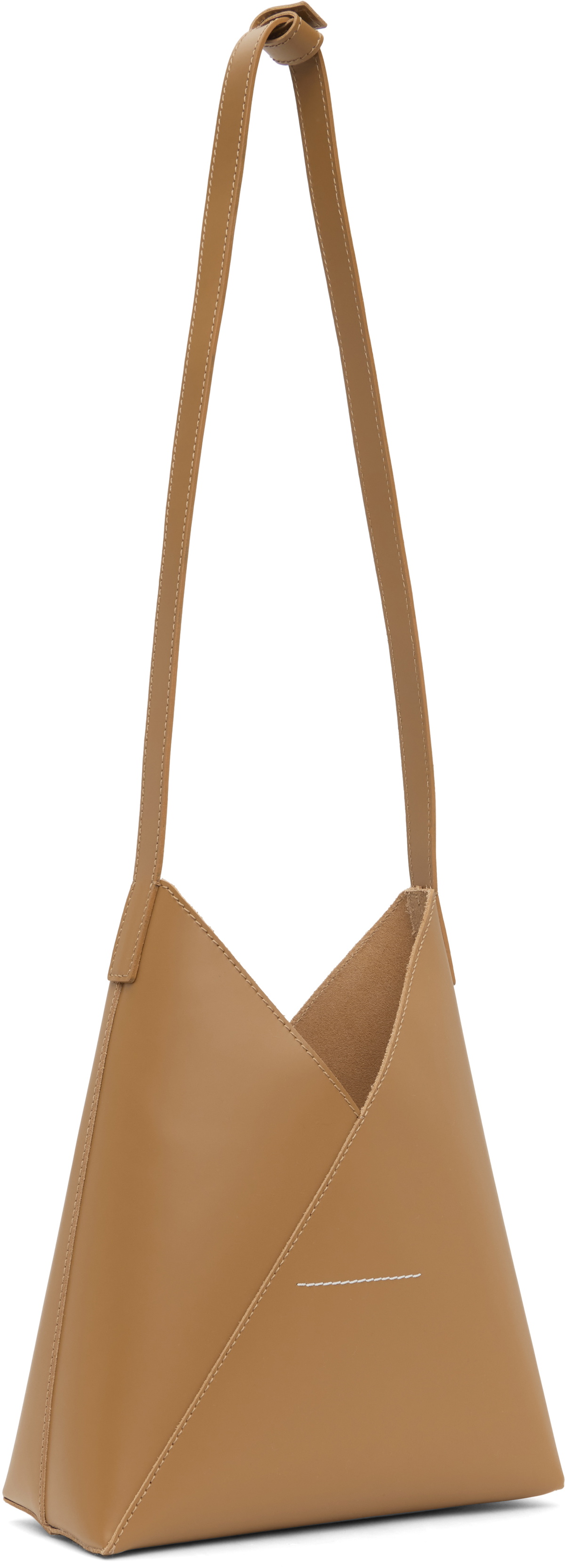 MM6 Maison Margiela Brown Fortune Cookie Small Shoulder Bag MM6 