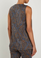 Etro Paisley-jacquard Woven Vest Multicoloured